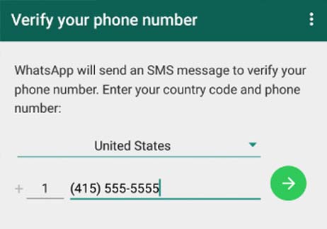 WhatsApp hesabına erişimi geri yükleme